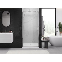 Sprchové dveře MEXEN EXO křídlové 60 cm - čiré - chromové - 817-060-000-01-00