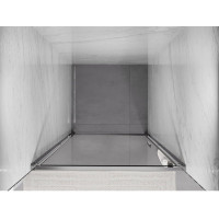 Sprchové dveře MEXEN EXO křídlové 65 cm - čiré - chromové - 817-065-000-01-00