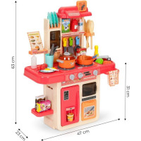 ECOTOYS Kuchyňka se zvuky a světly - růžová
