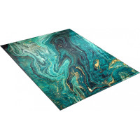 Kusový koberec TOSCANA Malachite - zelený/zlatý