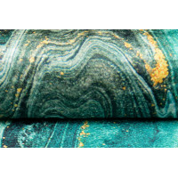 Kusový koberec TOSCANA Malachite - zelený/zlatý