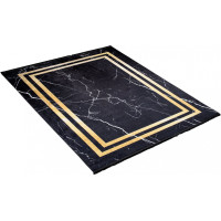 Kusový koberec TOSCANA Rim - černý/zlatý