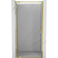 Sprchové dveře MEXEN EXO pivotové 65 cm - čiré - zlaté - 8181-065-000-50-00