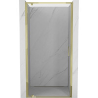Sprchové dveře MEXEN EXO pivotové 85 cm - čiré - zlaté - 8181-085-000-50-00