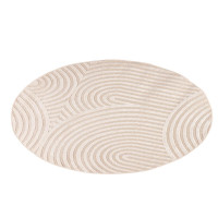 Kusový kulatý koberec MADISON Dunes - krémový/béžový