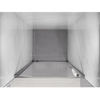 Sprchové dveře MEXEN EXO pivotové 95 cm - čiré - chromové - 8181-095-000-01-00