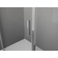 Sprchové dveře MEXEN EXO pivotové 95 cm - čiré - chromové - 8181-095-000-01-00