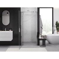 Sprchové dveře MEXEN EXO pivotové 85 cm - čiré - chromové - 8181-085-000-01-00