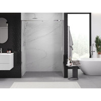 Sprchové dveře MEXEN EXO pivotové - dvoudílné - 135 cm - čiré - chromové - 819-135-000-01-00