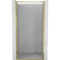 Sprchové dveře MEXEN EXO křídlové 75 cm - čiré - zlaté - 817-075-000-50-00