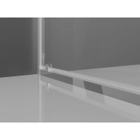 Sprchové dveře MEXEN EXO pivotové 95 cm - čiré - chromové - 8181-095-000-01-00