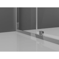 Sprchové dveře MEXEN EXO pivotové - dvoudílné - 100 cm - čiré - chromové - 819-100-000-01-00