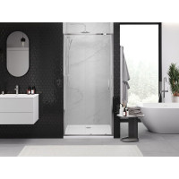 Sprchové dveře MEXEN EXO posuvné 90 cm - čiré - chromové - 8151-090-000-01-00