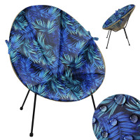 Voděodolný podsedák do zahradního křesla ACAPULCO 91x72 cm - Blue Passion