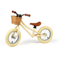 Bigjigs Toys Balanční odrážedlo krémové