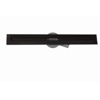 Sprchový žlab MAXMAX Mexen FLAT 360 SLIM - černý, 1741100, 100cm