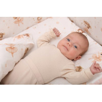 Dětské bavlněné povlečení do postýlky 120x90 cm BABYMAM PREMIUM - Malé baletky