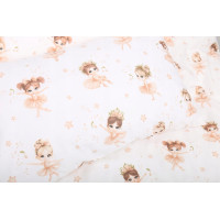 Dětské bavlněné povlečení do postýlky 120x90 cm BABYMAM PREMIUM - Malé baletky