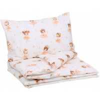 Dětské bavlněné povlečení do postýlky 120x90 cm BABYMAM PREMIUM - Malé baletky