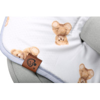 Vložka proti pocení BABYMAM SUPER AIR 3D do autosedačky/kočárku - Medvídek Teddy