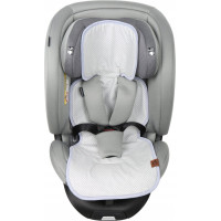 Vložka proti pocení BABYMAM SUPER AIR 3D do autosedačky/kočárku - Šedé tečky na šedé