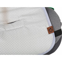 Vložka proti pocení BABYMAM SUPER AIR 3D do autosedačky/kočárku - Šedé tečky na šedé