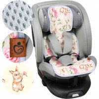 Vložka proti pocení BABYMAM SUPER AIR 3D do autosedačky/kočárku - Tajemná zahrada