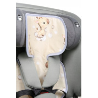 Vložka proti pocení BABYMAM SUPER AIR 3D do autosedačky/kočárku - Žirafa