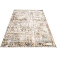 Kusový koberec HERA Pattern - hnědý/krémový