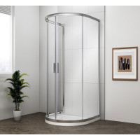 Polysan EASY půlkruhová sprchová zástěna 1000x1000mm EL4715