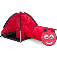 ECOTOYS Dětský stan s vchodovým tunelem Beruška