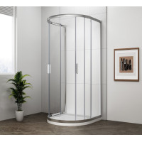 Polysan EASY půlkruhová sprchová zástěna 1000x1000mm EL4715