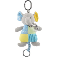 TEDDIES Natahovací hrací strojek plyšový Slon