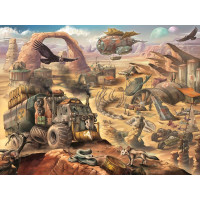 RAVENSBURGER Puzzle Apokalyptická poušť 1500 dílků