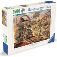 RAVENSBURGER Puzzle Apokalyptická poušť 1500 dílků