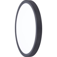 Solight LED osvětlení s dálkovým ovladačem Estela Black, 60W, 4500lm, 50cm, změna chromatičnosti, stmívatelné