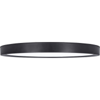 Solight LED osvětlení s dálkovým ovladačem Estela Black, 60W, 4500lm, 50cm, změna chromatičnosti, stmívatelné