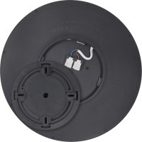 Solight LED osvětlení s dálkovým ovladačem Estela Black, 60W, 4500lm, 50cm, změna chromatičnosti, stmívatelné