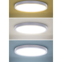 Solight LED osvětlení s dálkovým ovladačem Estela White, 60W, 4500lm, 50cm, změna chromatičnosti, stmívatelné
