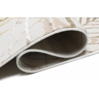 Kusový koberec GOLDEN Feathers - krémový/hnědý/zlatý