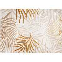 Kusový koberec GOLDEN Palm leaves - krémový/béžový