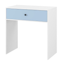 Psací stůl se šuplíkem ELEGANT - bílý/modrý