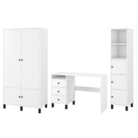 Šatní skříň ELEGANT - bílá