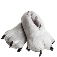 Plyšové papuče KIGU - šedé tlapy Plyšové papuče KIGU - šedé tlapy