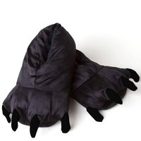 Plyšové papuče KIGU - černý panter Plyšové papuče KIGU - černý panter