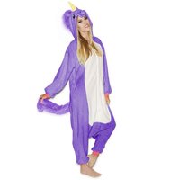 Overal KIGURUMI - jednorožec fialový