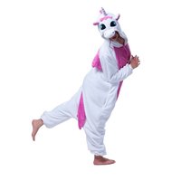 Overal KIGURUMI - jednorožec růžovobílý