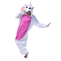 Overal KIGURUMI - jednorožec růžovobílý