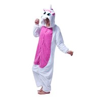 Overal KIGURUMI - jednorožec růžovobílý