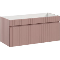 Koupelnová závěsná skříňka pod umyvadlo ICON - rose - 100 cm
